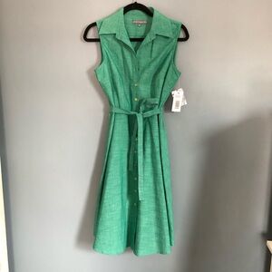 NEW Sharagano Green Sundress new with tags